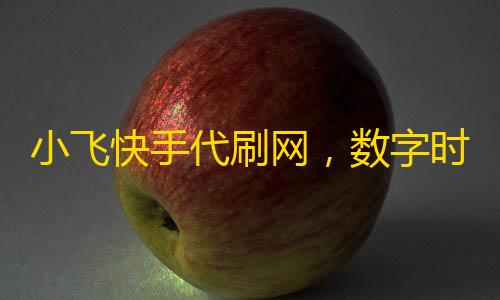 小飛快手代刷網 數字時代下的流量迷思與真實價值拷問